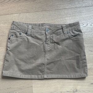 Corduroy y2k mini skirt